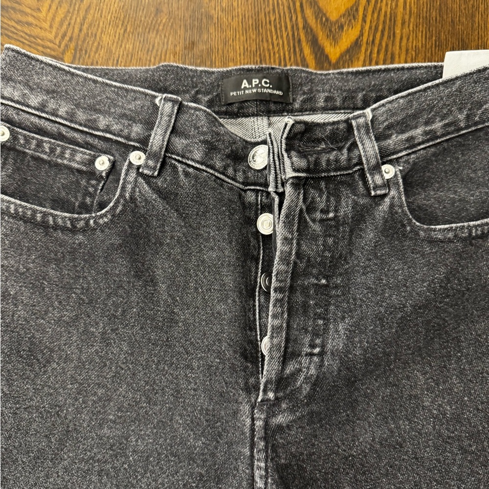 A.P.C. Petit New Standard Black/Grey Jeans